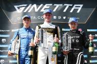 Podium Tom Emson – Elite Motorsport Ginetta G56 GT4 James Kellett – Century Motorsport Ginetta G56 GT4  Aston Millar – DTO Motorsport Ginetta G56 GT4